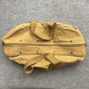 Rothco Canvas Duffel Bag Army Style Tan Heavy Duty 24x15 Large Carry All Tote
